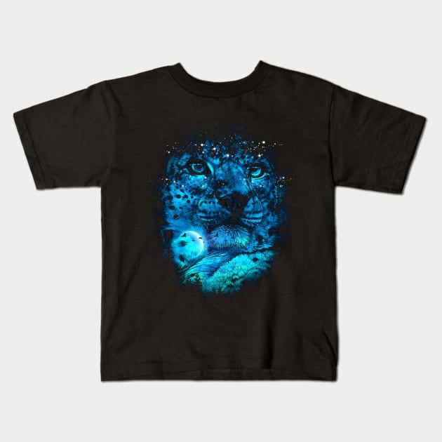 Beauty of a wild night Kids T-Shirt by clingcling